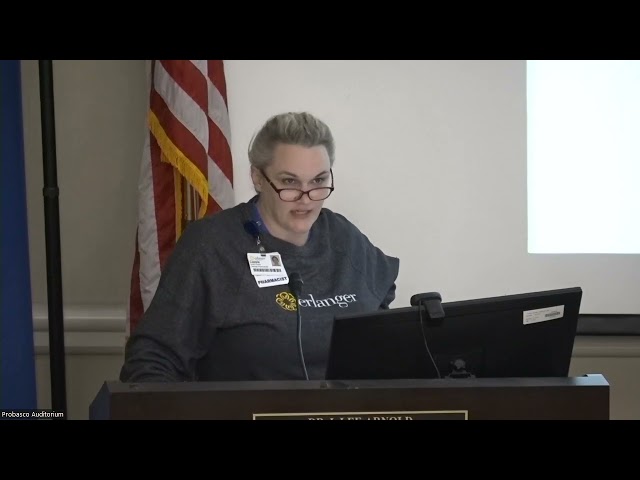 Pharmacy staff meeting