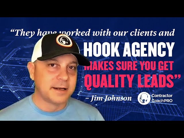 Endorsement for Hook Agency – Jim Johnson of Contractor Coach Pro