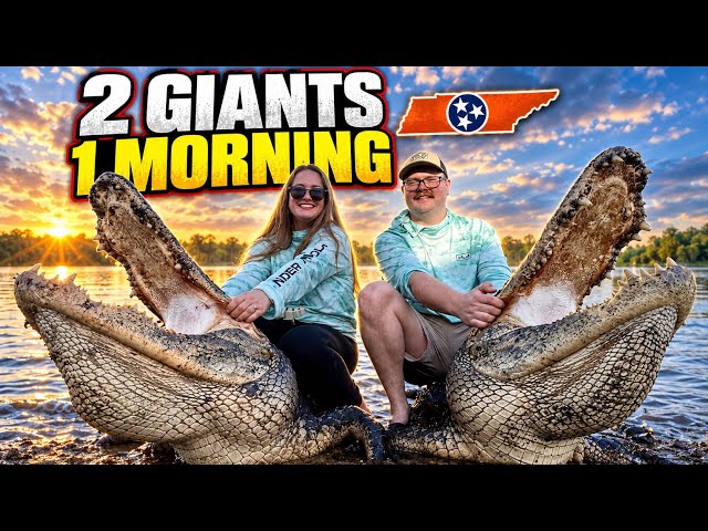 Tennessee Couple Kills TWO GIANT Florida Gators in ONE Morning!