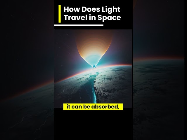 AI Reveals the Secrets of How Light Travels in Space! | #shorts