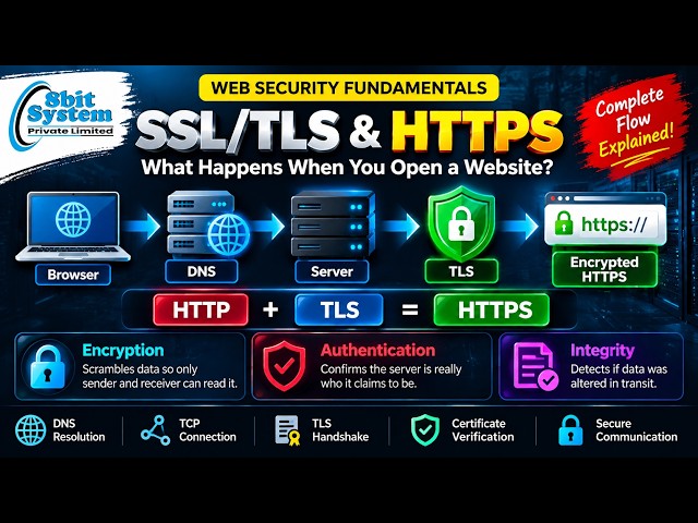 SSL/TLS & HTTPS Explained | What Happens When You Open a Website?