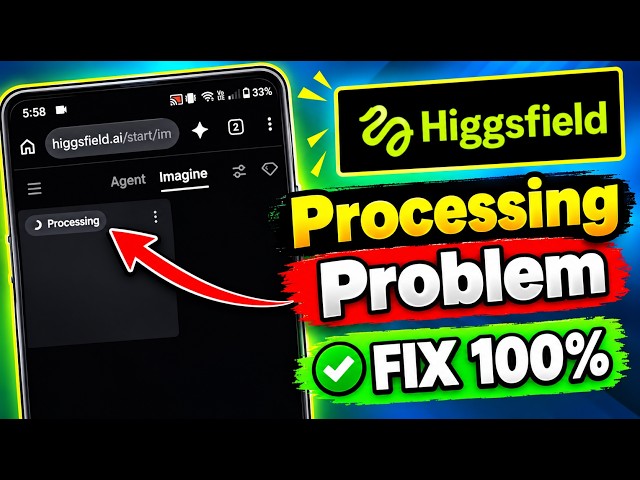 Higgsfield AI processing problem | Higgsfield AI video processing | Higgsfield processing time