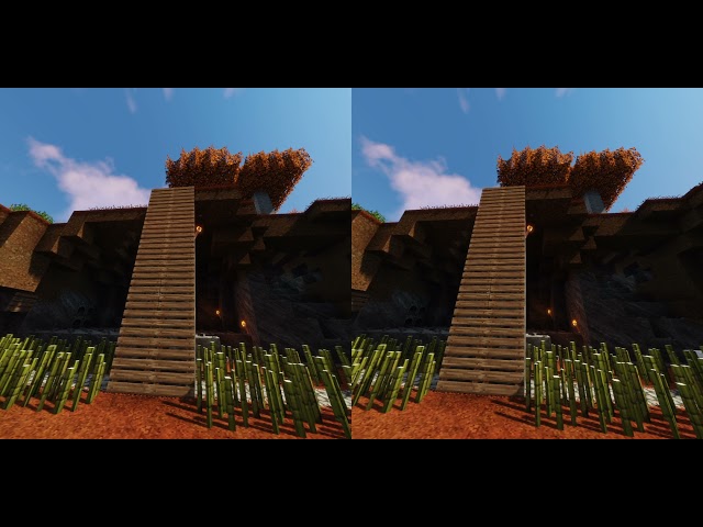 [3D] Vivecraft 1.18 (Minecraft VR) Gameplay with Shaders - Part 7