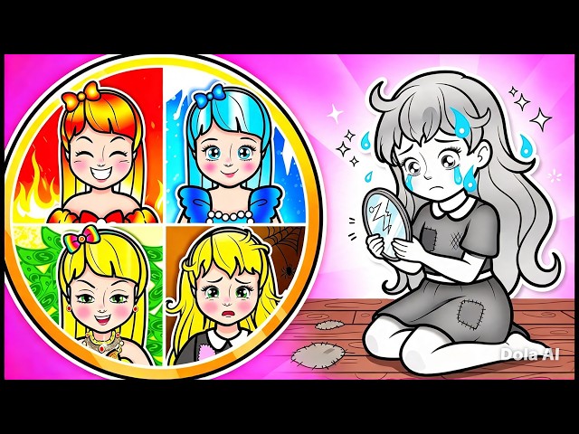 💖Paper Doll💖 Princess and Prince Go to Talent Contest | Barbie Lost the Hair - Rapunzel Family