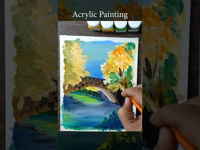 Acrylic Nature landscape painting