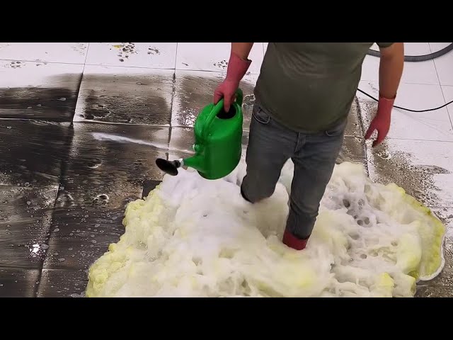 New best method (foam exp) carpet cleaning satisfying #asmr #cleaning#fblifestyle