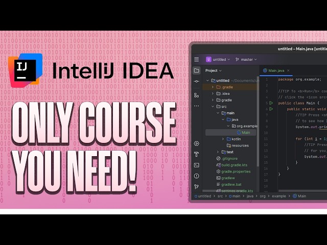 IntelliJ IDEA Course: Become a Productive Java Developer