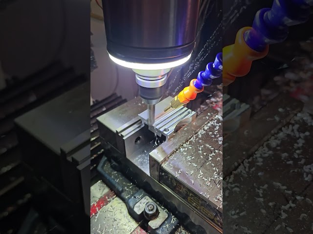 Finally nice to have the horsepower and a big enough mill to do aggressive cuts like these. #diycnc