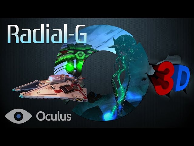 Radial-G a 60FPS 3D SBS - Oculus Rift DK2: GAMEPLAY