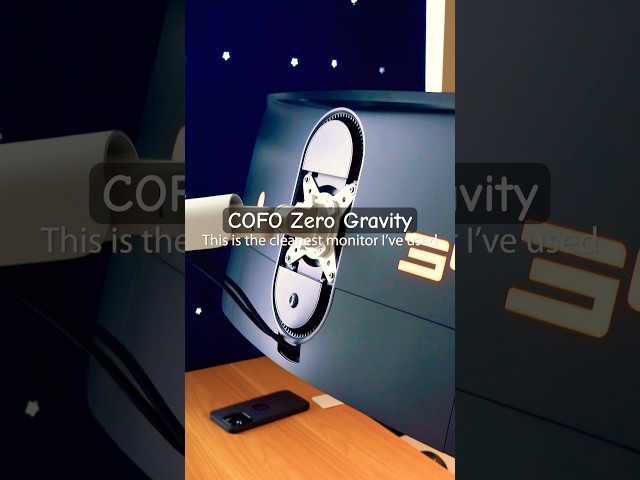 Monitor arm for the minimalist | COFO Zero Gravity Monitor Arm PRO
