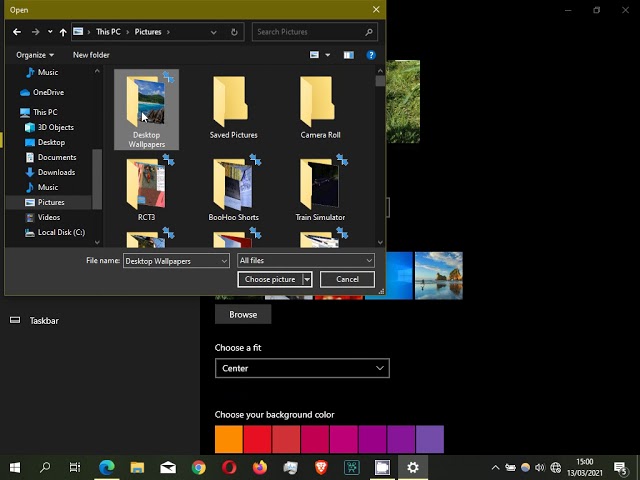 How to Change the Desktop Background in Windows 10