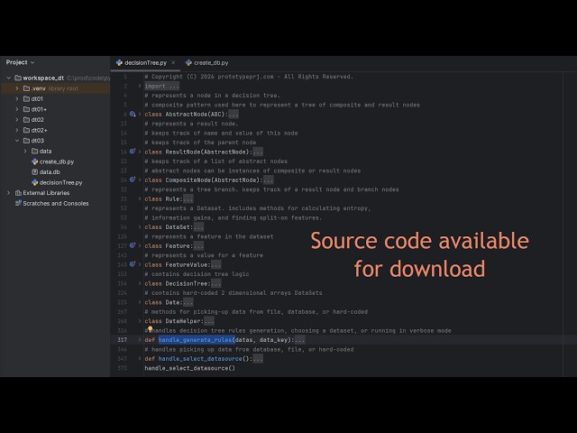 Decision Trees Python Prototype Project 03 - Public Version