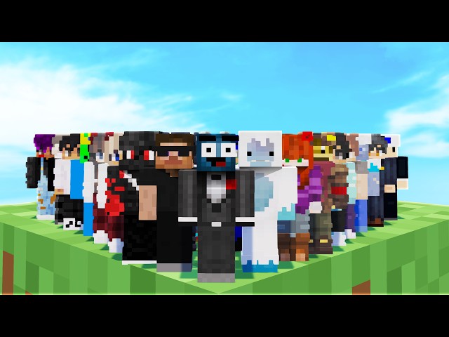I Hosted a Hypixel Skyblock Tournament with 32 YouTubers
