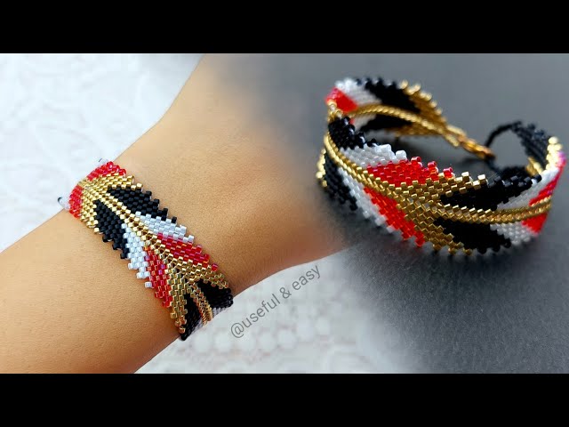 BEADS JEWELRY MAKING//HOW TO MAKE BRACELETS WITH BEADS// Useful & Easy