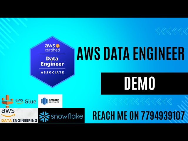 AWS Data Engineer Demo #awsdataengineer #awsservices #dataengineering #spark #aws #awstraining #sql