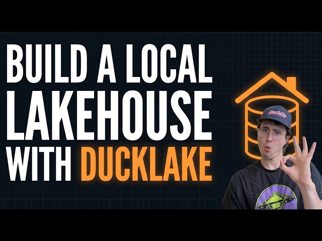 Build a Local Data Lakehouse with DuckDB & DuckLake