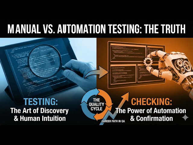 Manual vs. Automation Testing: Key Differences & Professional Strategy