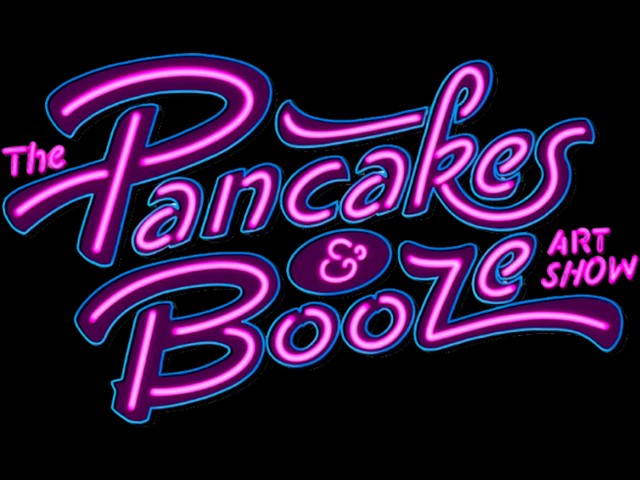 Pancakes and Booze art show at Brooklyn Monarch