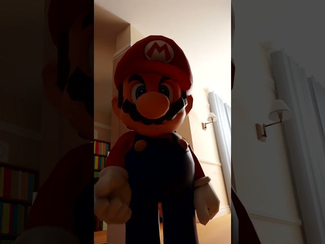 Mario came to my house! #shorts
