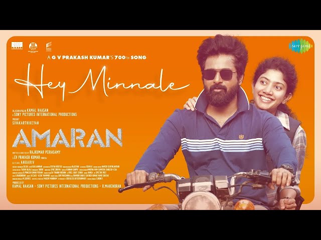 Hey Minnale | Amaran | Sivakarthikeyan, Sai Pallavi | GV Prakash | Rajkumar| Kamal Haasan| Mahendran