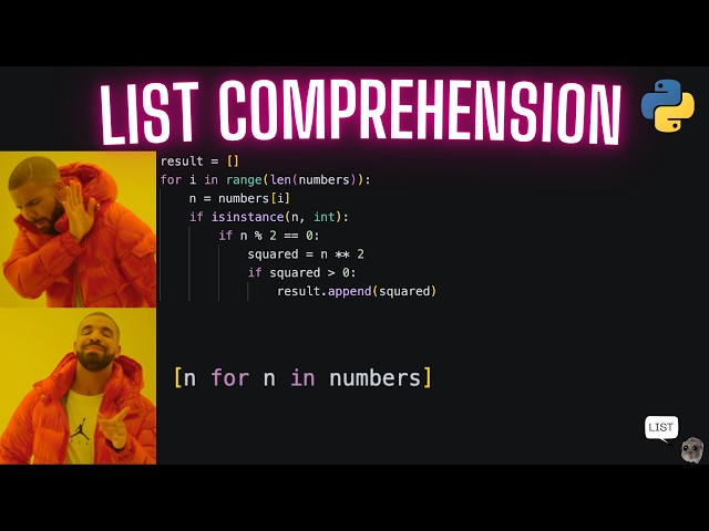 Python List Comprehension | Simply Explained
