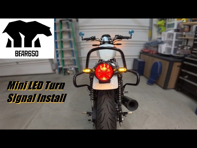 Royal Enfield Bear 650 - Mini LED Turn Signal Install
