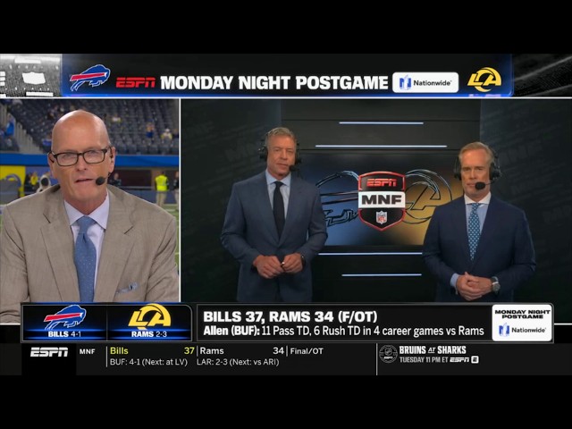 'Josh Allen has locked up the MVP' - Joe Buck joins SVP reacts to Bills beat Rams 37-34 in OT
