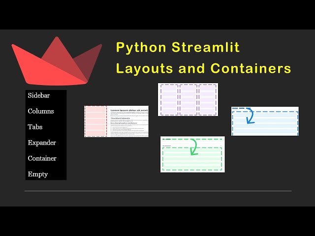 Layout design in Streamlit|Streamlit Sidebar|@codingtodecode