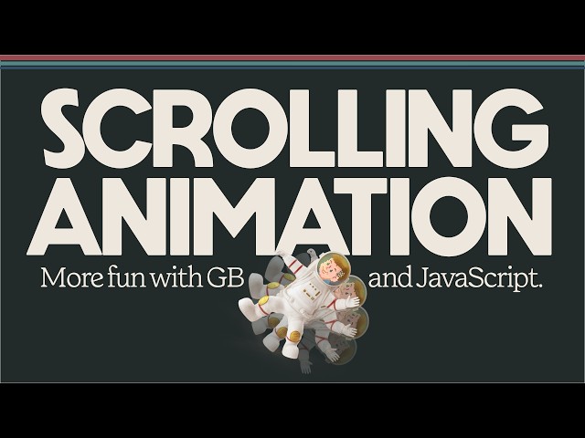 Scroll Animation with GenerateBlocks Pro and JavaScript