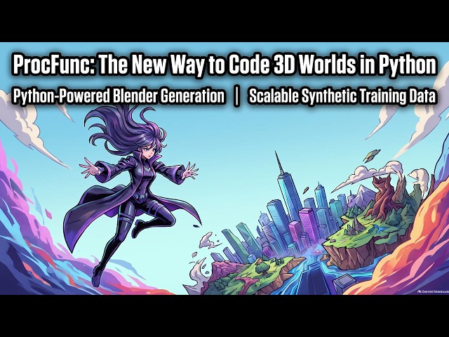 ProcFunc: The New Way to Code 3D Worlds in Python