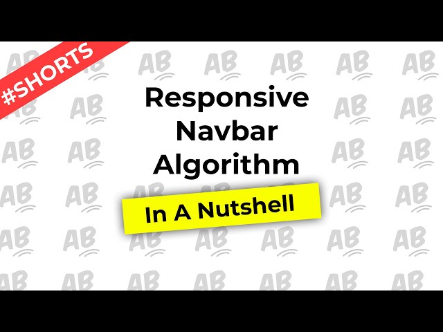 Step By Step guide to create Responsive Navbar in vanilla javascript ( JS )  | Tutorial 2021 #Shorts