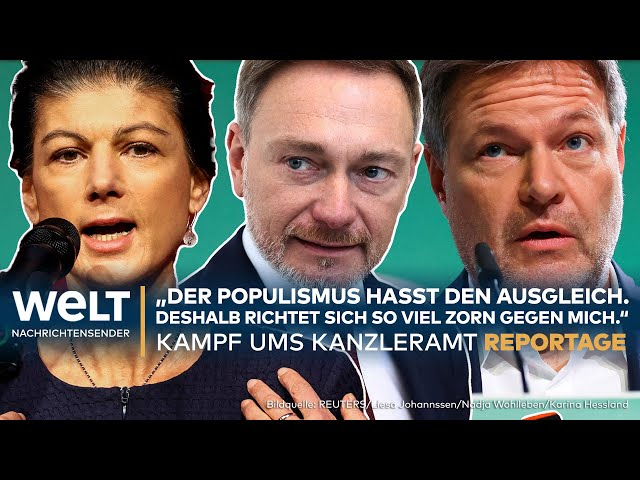 KAMPF UMS KANZLERAMT: Deutschland hat die Wahl - Habeck, Lindner und Wagenknecht ganz bürgernah