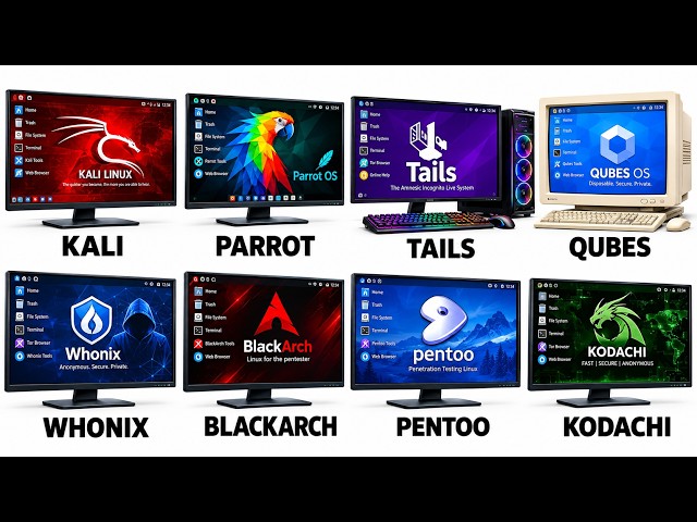 Every Illegal Hacking Operating System Explained 