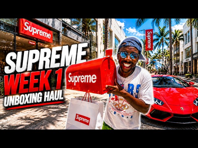 SUPREME FW26 WEEK 1 UNBOXING HAUL
