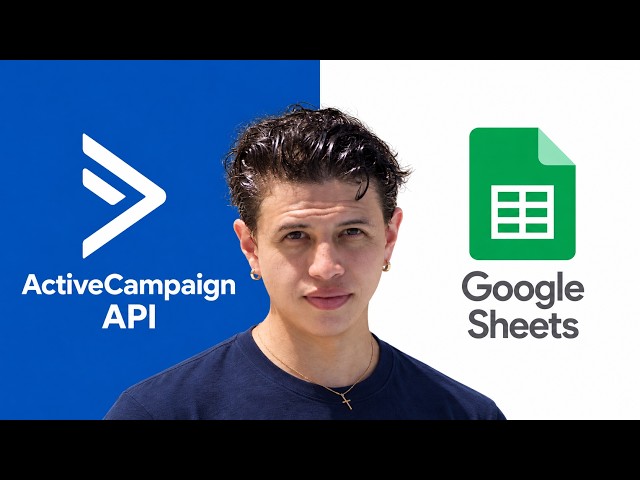 ActiveCampaign API to Google Sheets using Apps Script (Email Marketing Dashboard)