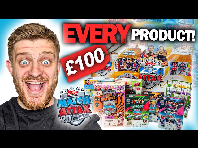 Opening EVERY PRODUCT from Topps MATCH ATTAX 2026/27! (Over £100 Value!)