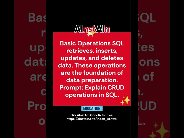 Lesson 1/12. AI agent: SQL basics for AI