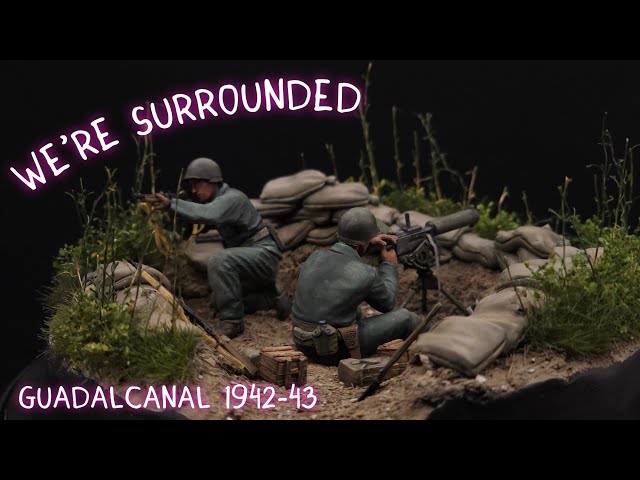 WW2 Diorama - Battle of Guadalcanal 1942 - 1/35 - ''We're Surrounded''