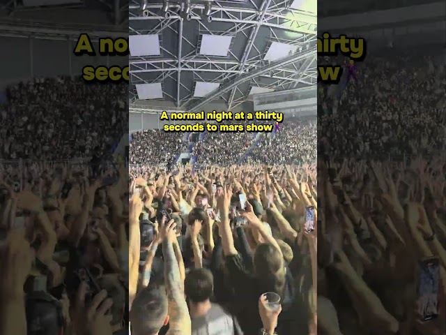 A normal night at a Thirty Seconds To Mars show🕺