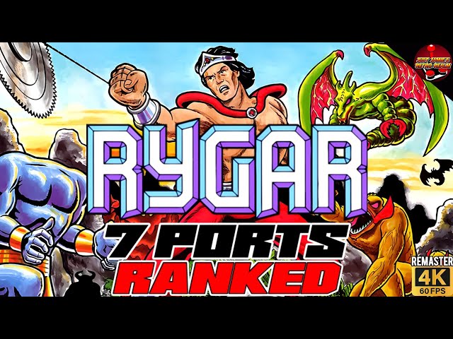 Which Version of Rygar Did I Rank No.1? (4K/60FPS) Remaster #rygar #tecmo #arcadegames