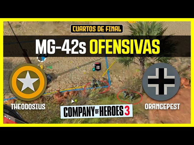 🏆 MASTER LEAGUE - Theodosios vs Orangepest #1 | Company of Heroes 3