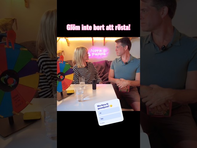 Ska Nora få gosedjuret? 🤔 #noraochpappa