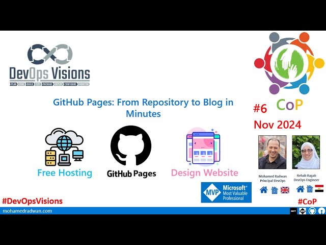 Public Technical Session GitHub Pages From Repository to Blog in Minutes