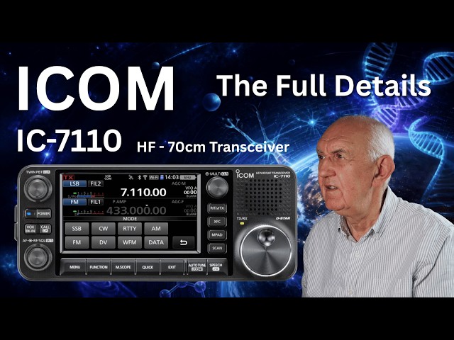 Icom IC-7110 First Detailed Video
