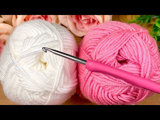 1 ROW! Learn this Stunning NEW Crochet Pattern for Beautiful Baby Blanket! Easy Crochet Stitch
