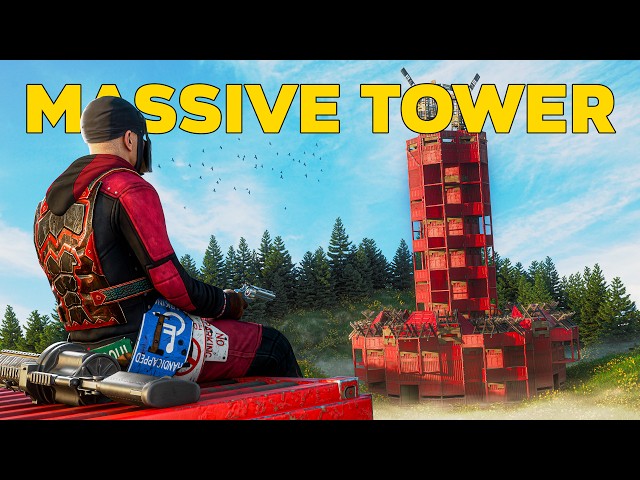 From Nothing To A MASSIVE Tower Base - Vanilla Rust