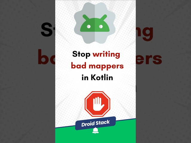Stop Writing Bad Mappers in Kotlin! Use Extension Functions Instead 🚀#cleanarchitecture #androiddev