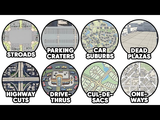 Every Urban Design That RUINS Your Life Explained in 9 Minutes