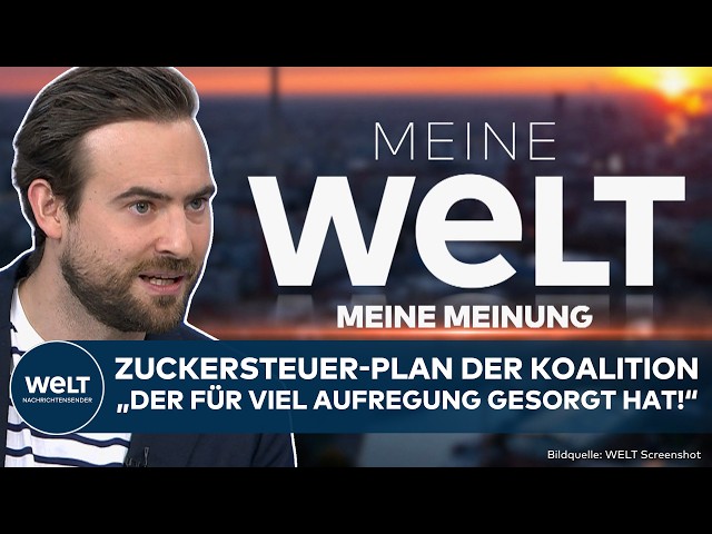 MY OPINION: Uproar against Merz! CDU parliamentary group blocks federal government's sugar tax plan