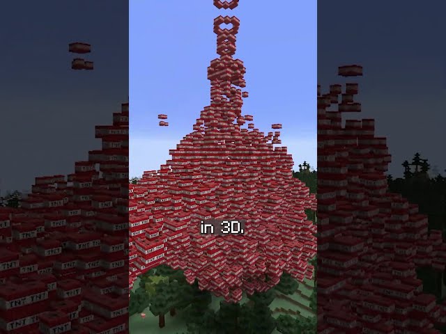 It Ate the Village...  #minecraft #minecraftshorts #cellularautomata #simulation #minecraftmods